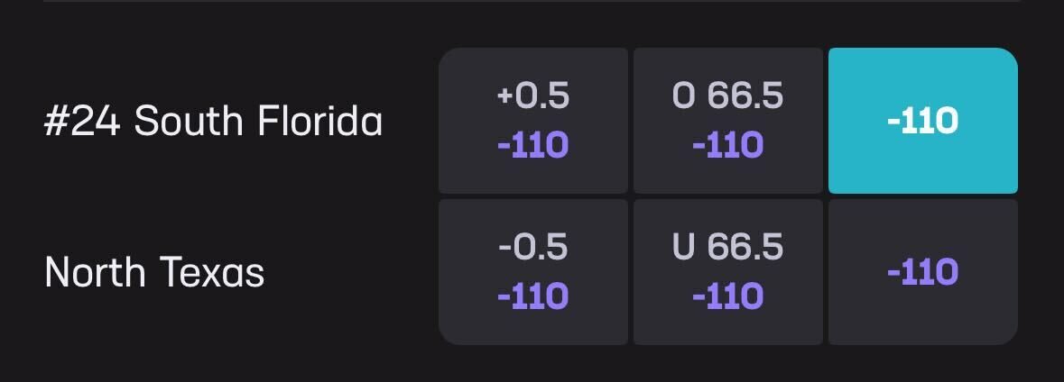 A pick 'em game at Hard Rock Bet Sportsbook